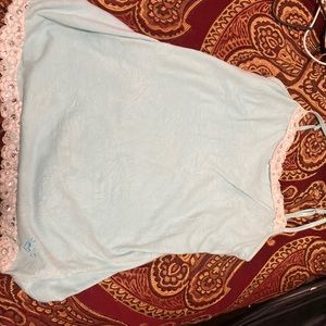 Small justice tank top light blue